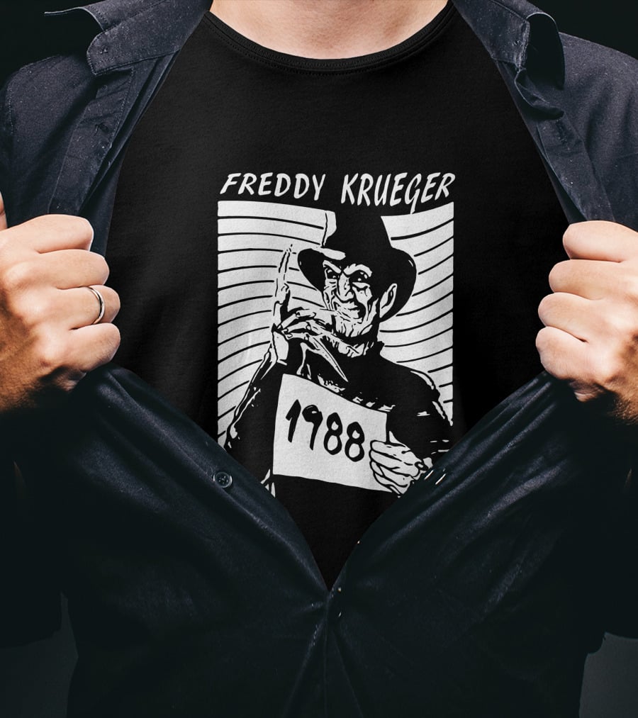 Freddy Krueger 1988 Iconic Horror Figure T-Shirt