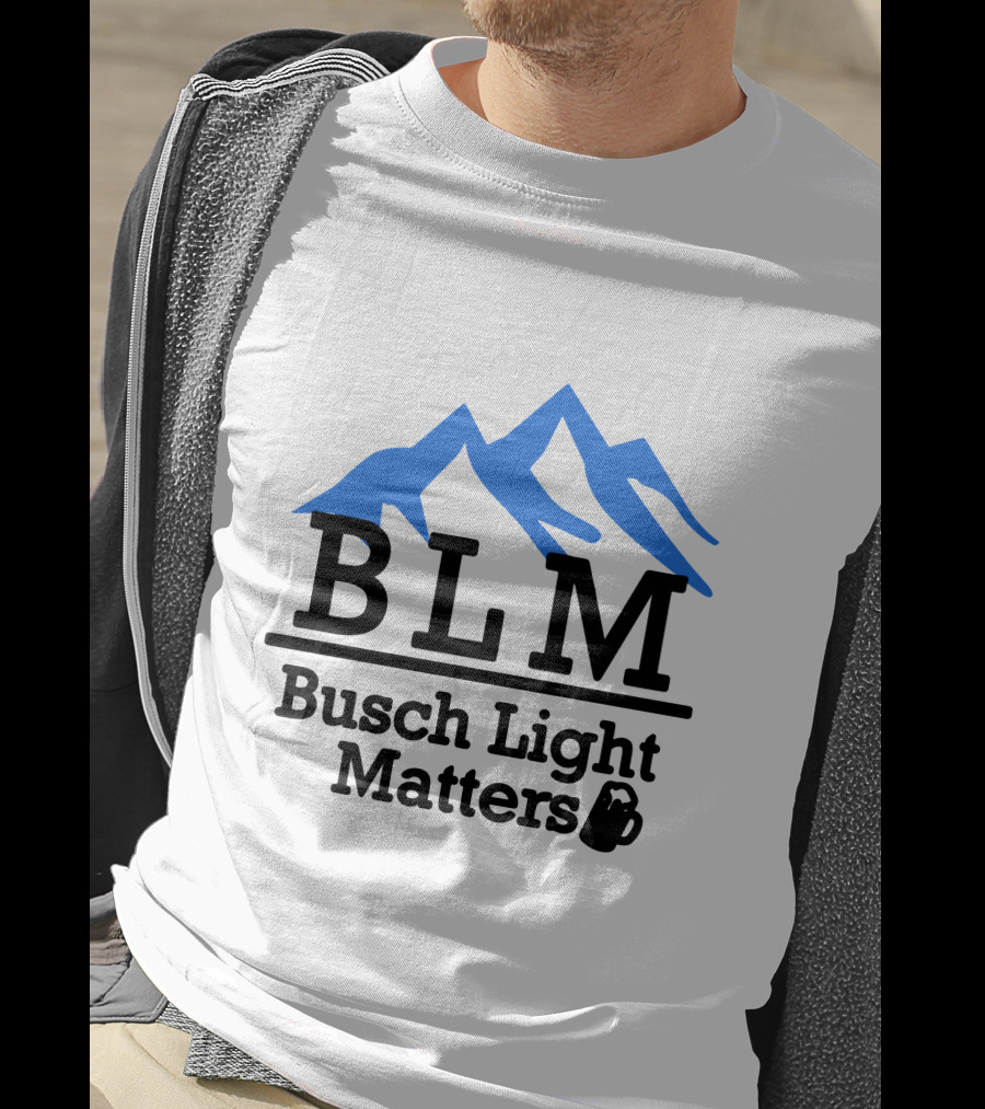 BLM Busch Light Matters Mountain T-Shirt
