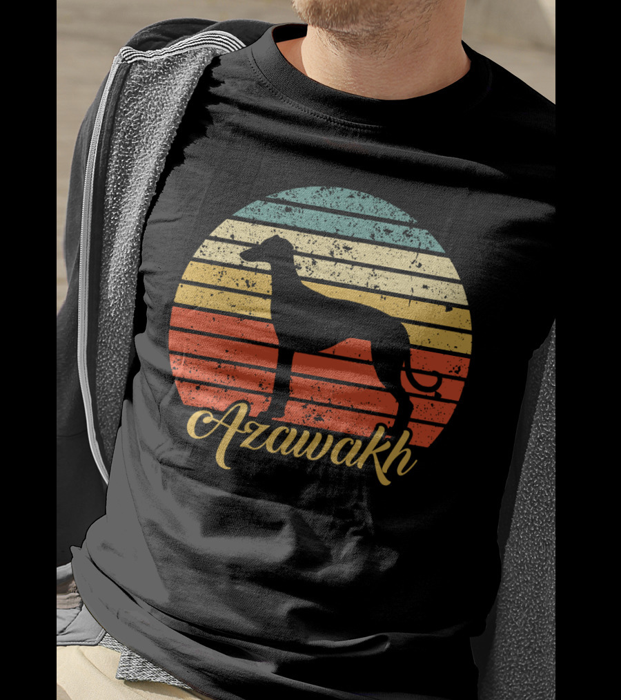 Retro Sunset Azawakh T-Shirt