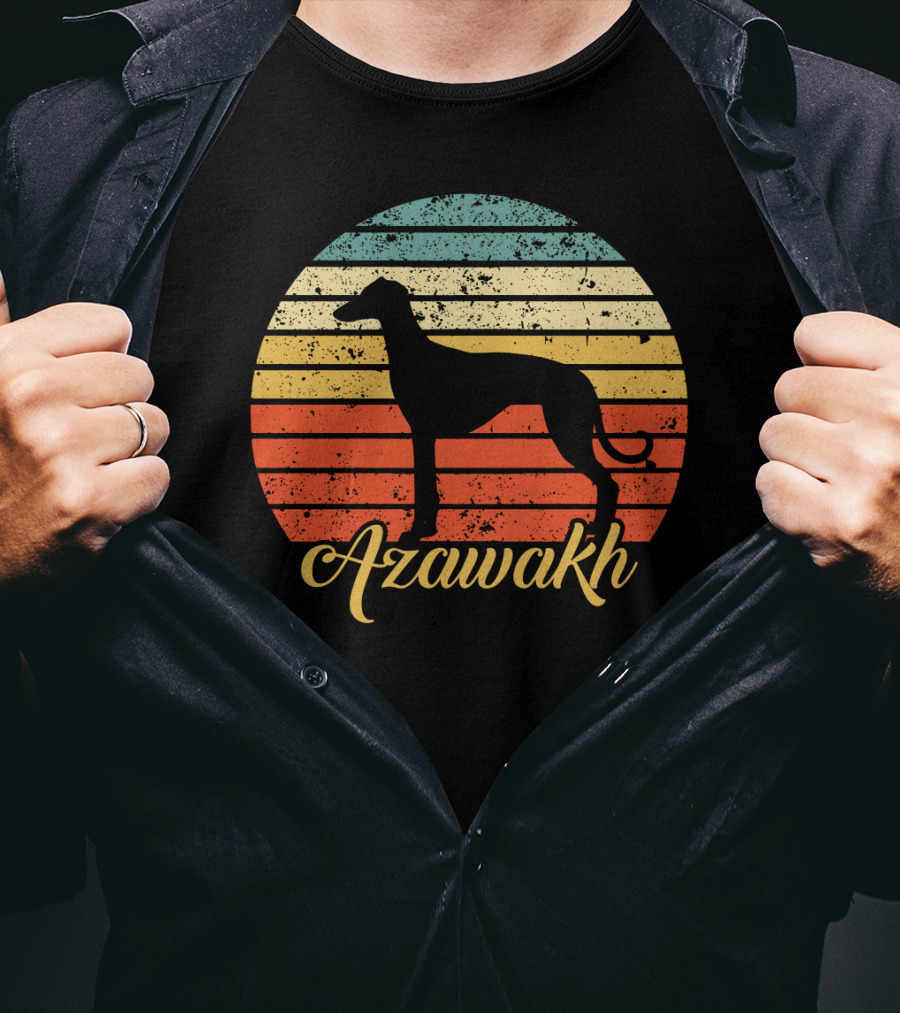 Retro Sunset Azawakh T-Shirt