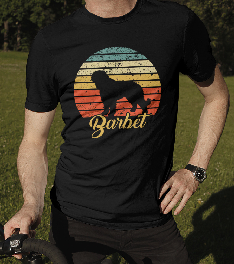 Vintage Barbet Retro Sunset T-Shirt