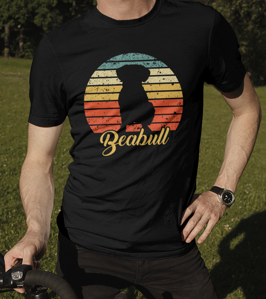 Retro Sunset Beabull T-Shirt