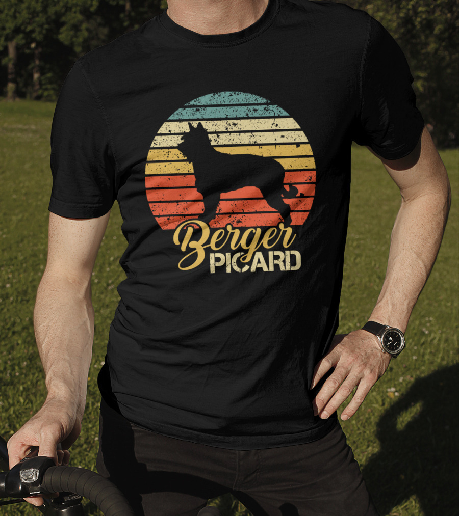 Retro Sunset Berger Picard T-Shirt
