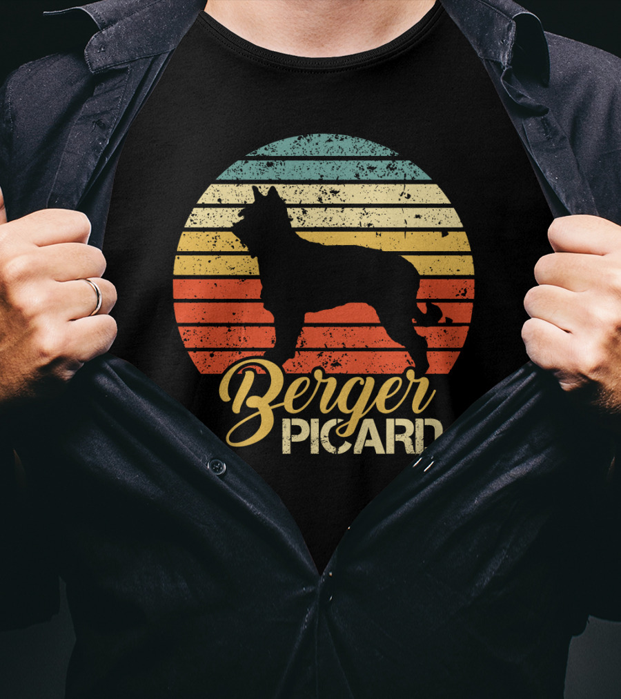 Retro Sunset Berger Picard T-Shirt