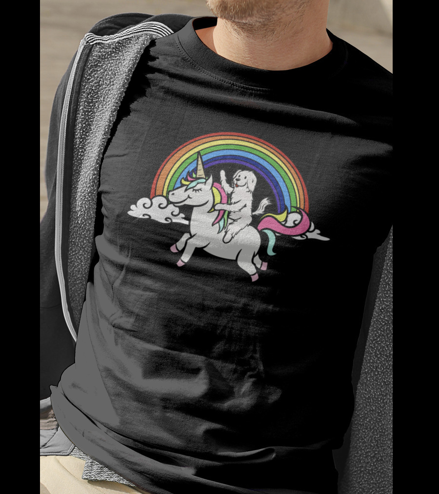 Maltese On Unicorn T-Shirt
