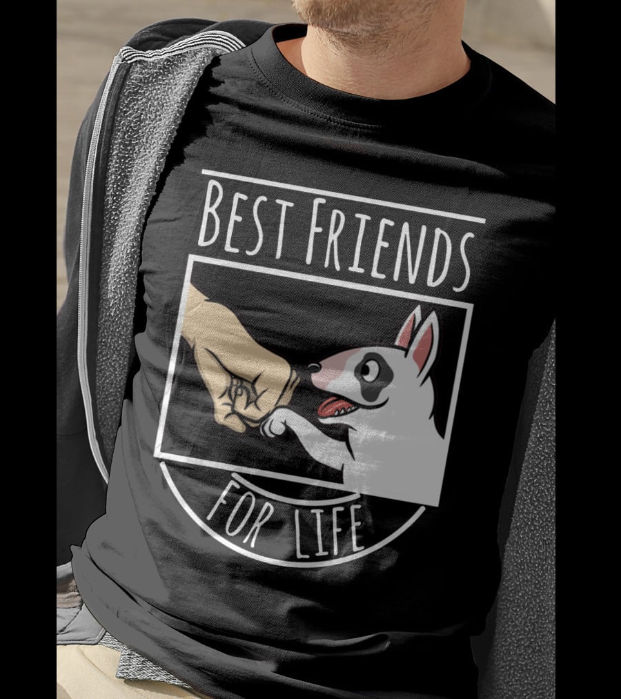 Best Friends For Life Dog And Fist Bump T-Shirt