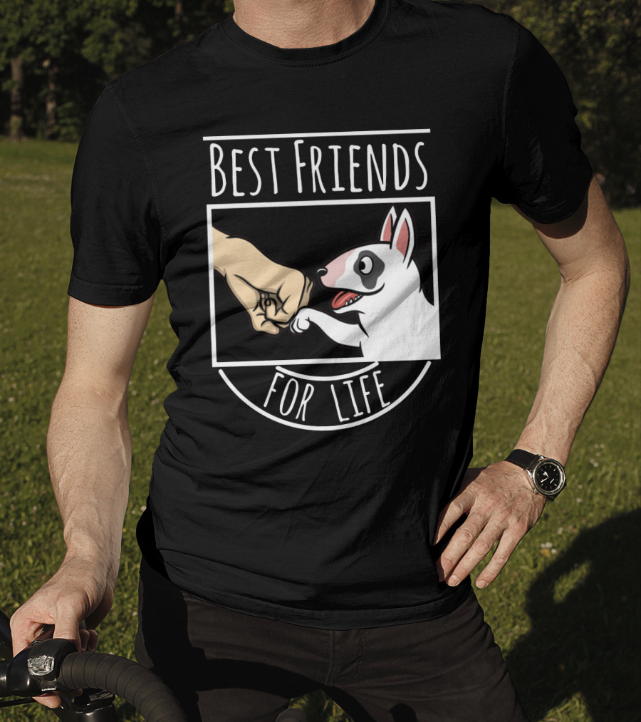 Best Friends For Life Dog And Fist Bump T-Shirt