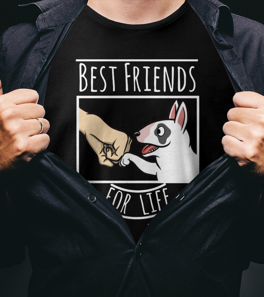Best Friends For Life Dog And Fist Bump T-Shirt