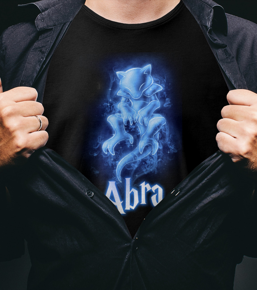 Abra Pokémon Patronus Luminescent Aura T-Shirt