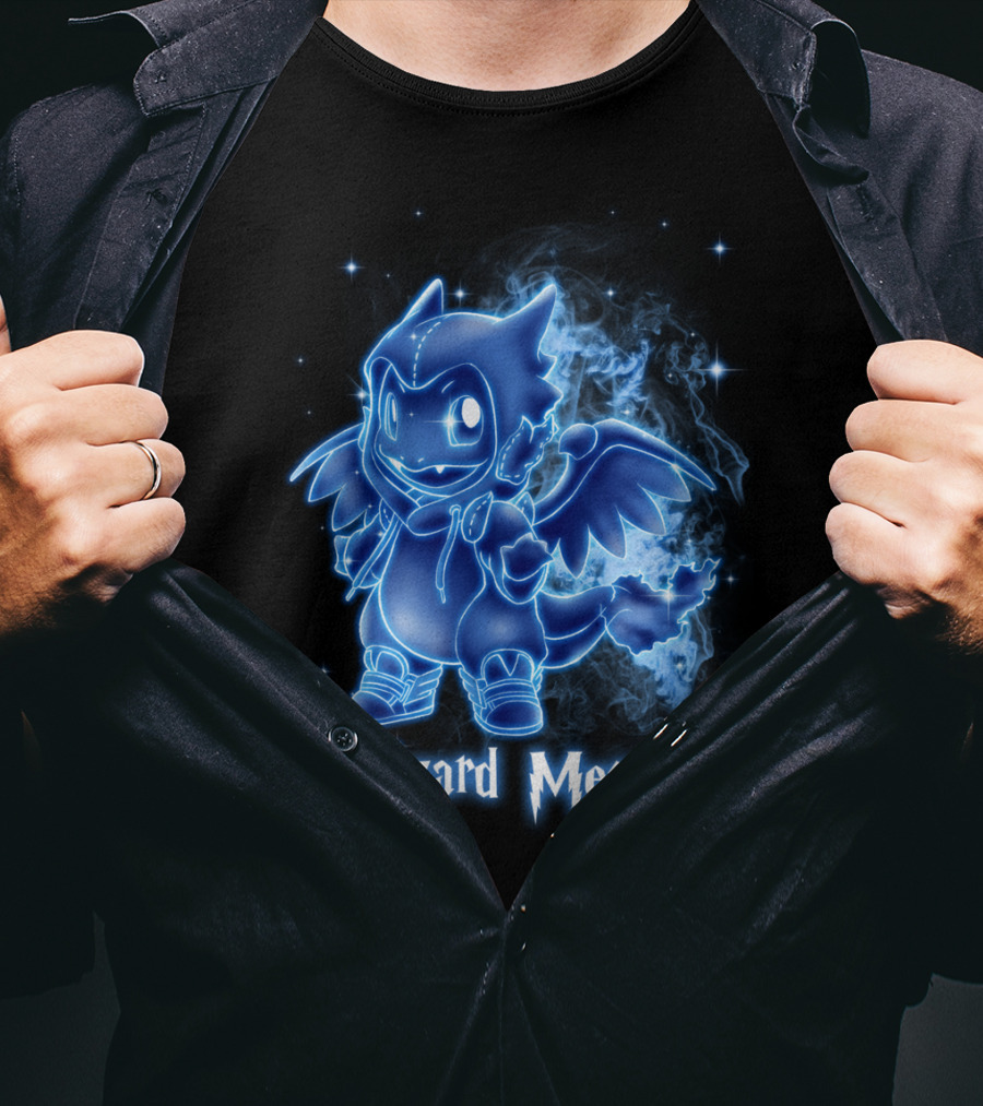 Charizard Mega X Pokemon Patronus T-Shirt