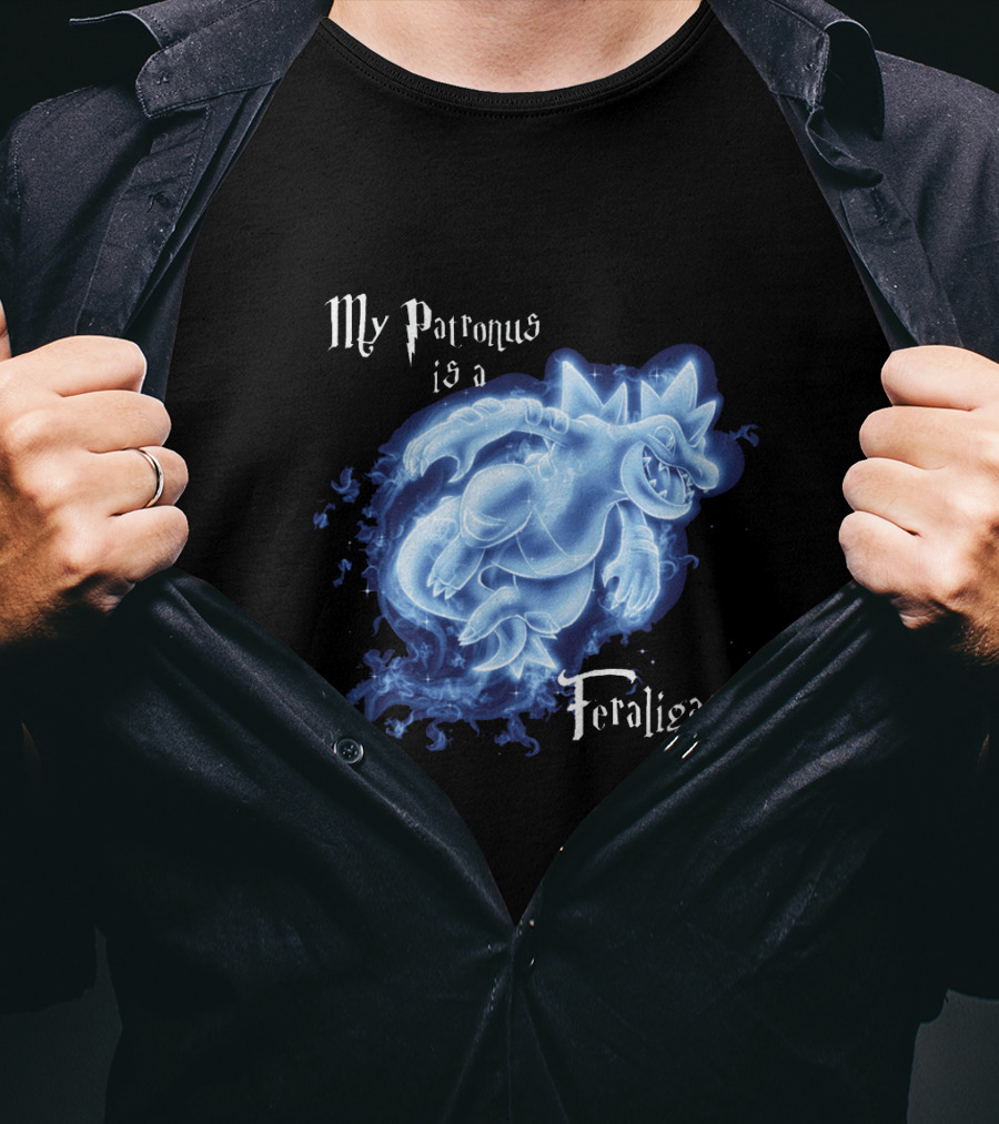 My Patronus Is A Feraligatr Pokemon Patronus T-Shirt