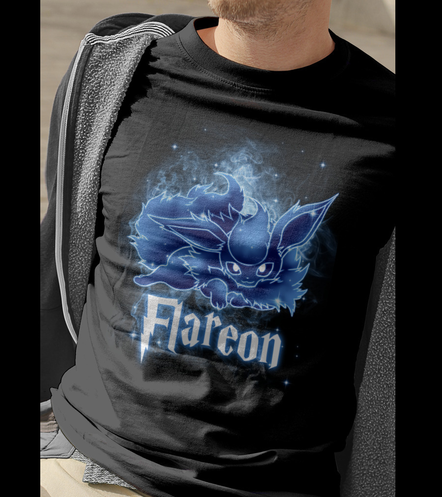 Flareon Pokemon Patronus Magic Creature Fusion T-Shirt