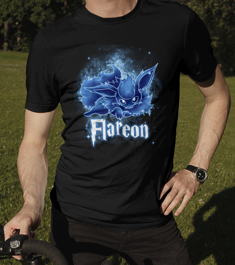 Flareon Pokemon Patronus Magic Creature Fusion T-Shirt