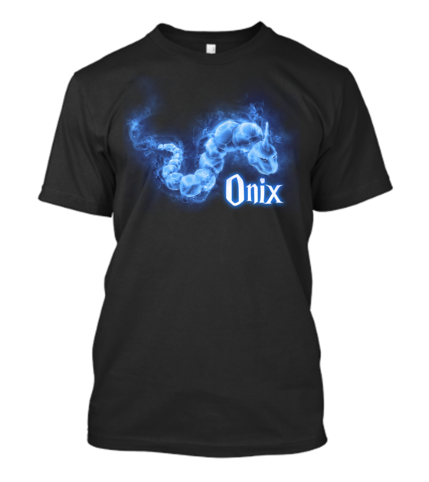 Onix Patronus Pokemon Blue Spirit Magic Creature T-Shirt