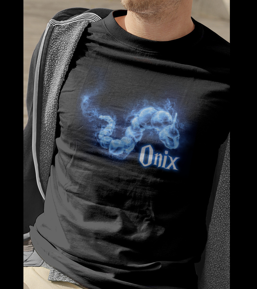 Onix Patronus Pokemon Blue Spirit Magic Creature T-Shirt