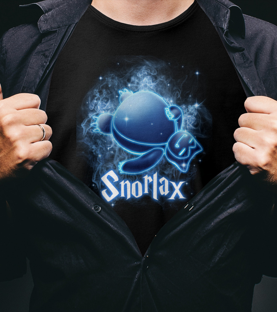Snorlax Pokemon Patronus Magic T-Shirt