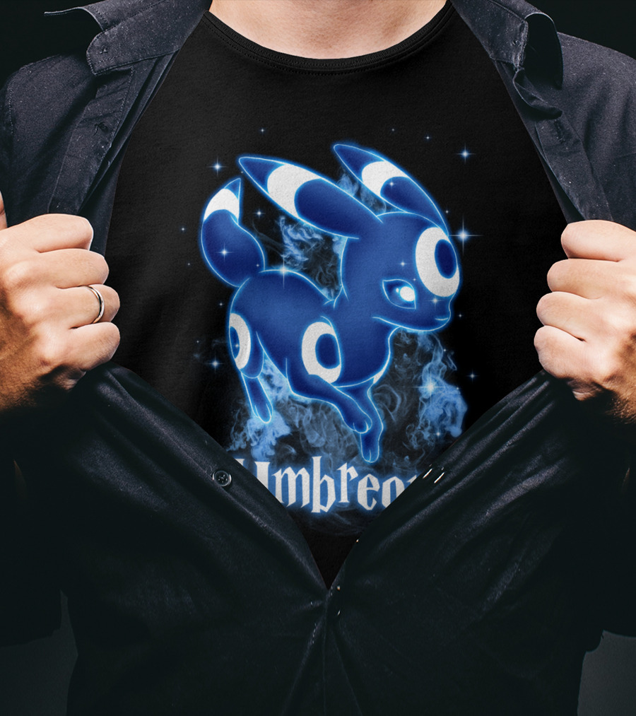 Umbreon Pokemon Patronus Magical Creature Aura T-Shirt