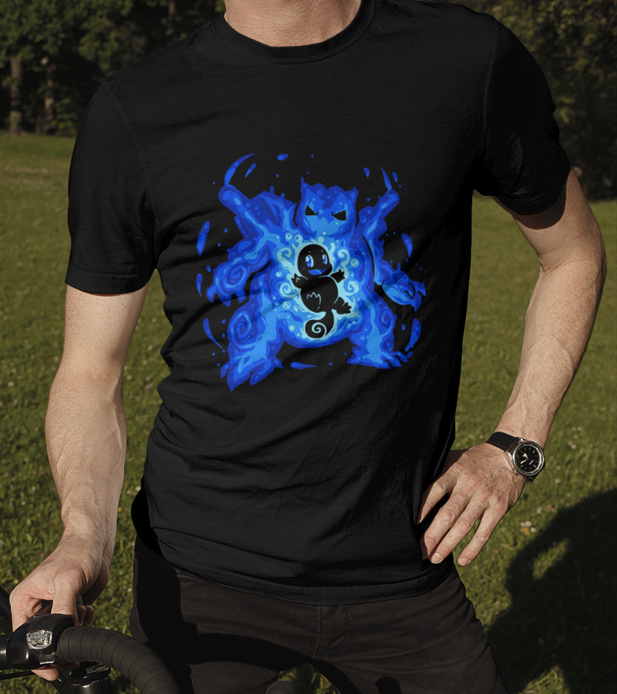 Evolution Pokemon Blastoise Water Type Charizard Elemental T-Shirt
