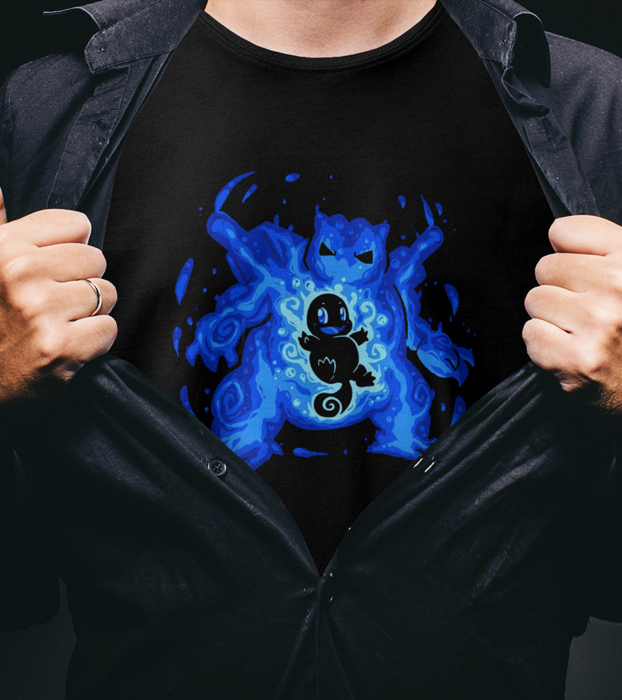 Evolution Pokemon Blastoise Water Type Charizard Elemental T-Shirt