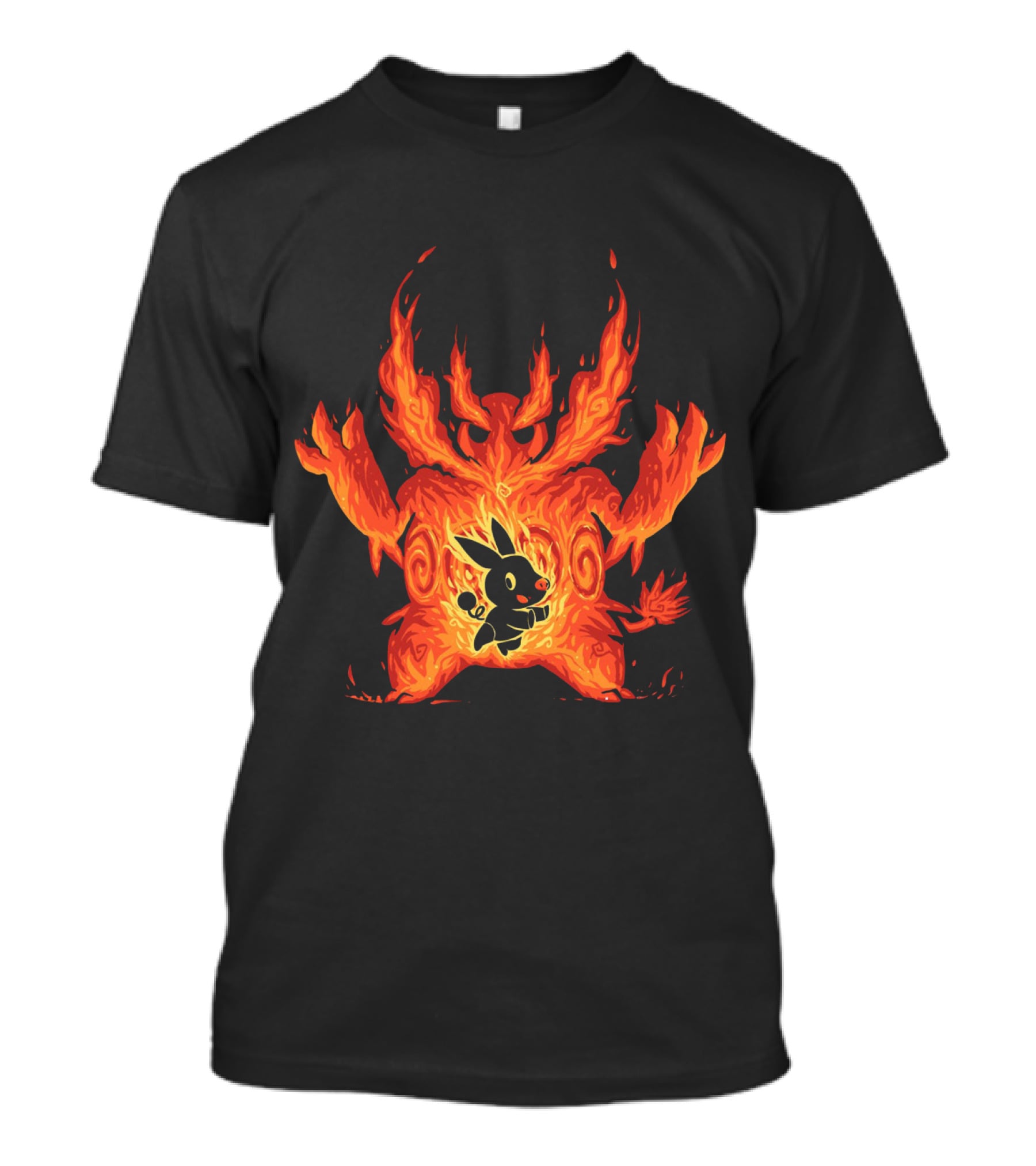 Pokemon Tepig Into Emboar Flame Evolution T-Shirt