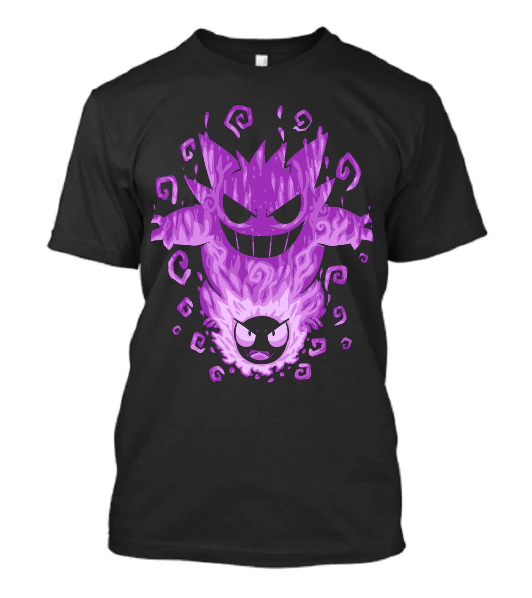 Evolution Pokemon Gengar Gastly T-Shirt