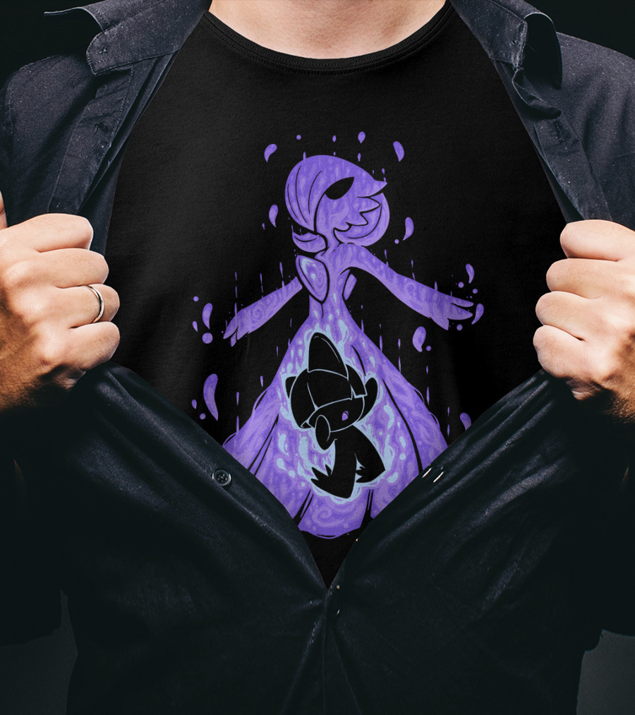 Evolution Pokemon Gardevoir Ralts Transformation T-Shirt