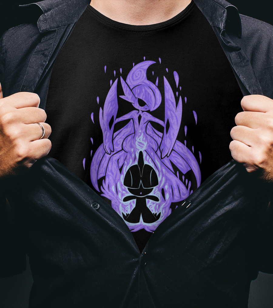 Evolution Pokemon Mega Gallade Purple Aura Transformation T-Shirt