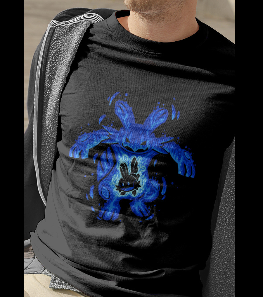 Evolution Pokémon Mudkip Marshtomp Swampert Water-Theme T-Shirt