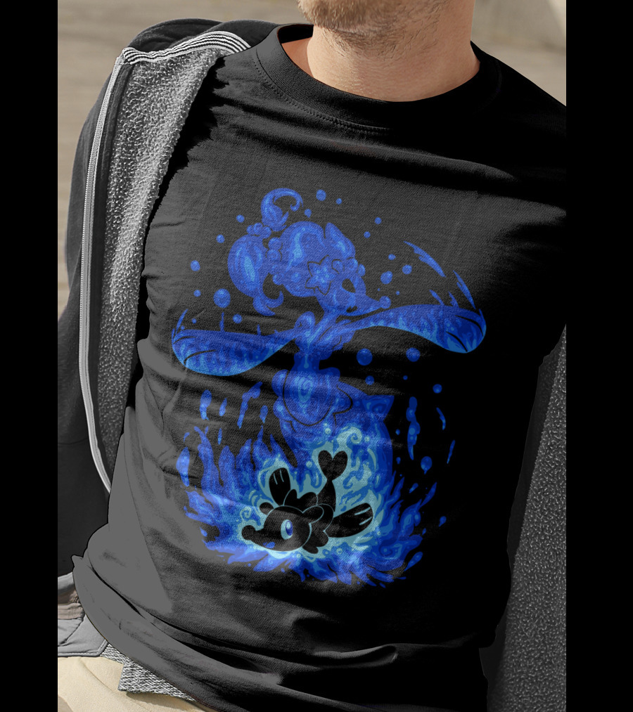 Evolution Pokemon Primarina Alolan Water-Type Transformation T-Shirt