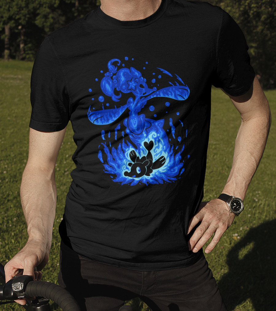 Evolution Pokemon Primarina Alolan Water-Type Transformation T-Shirt