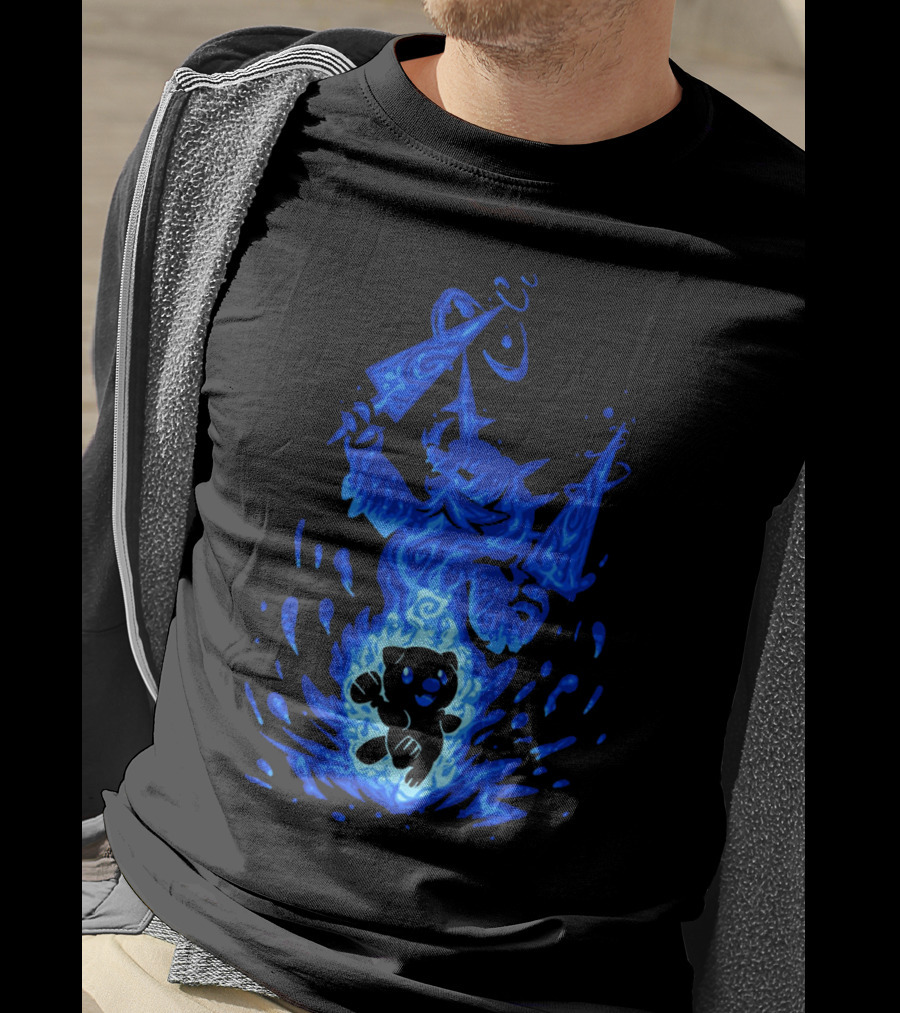 Samurott Evolution Inspired By Blue Flame And Water T-Shirt