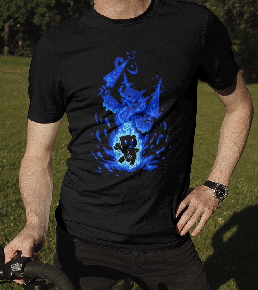 Samurott Evolution Inspired By Blue Flame And Water T-Shirt