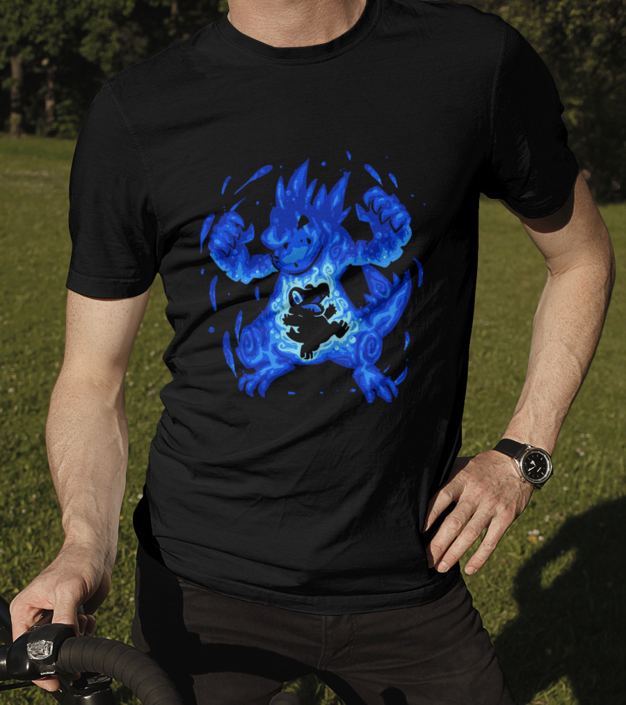 Evolution Pokemon Totodile Feraligatr Transformation T-Shirt