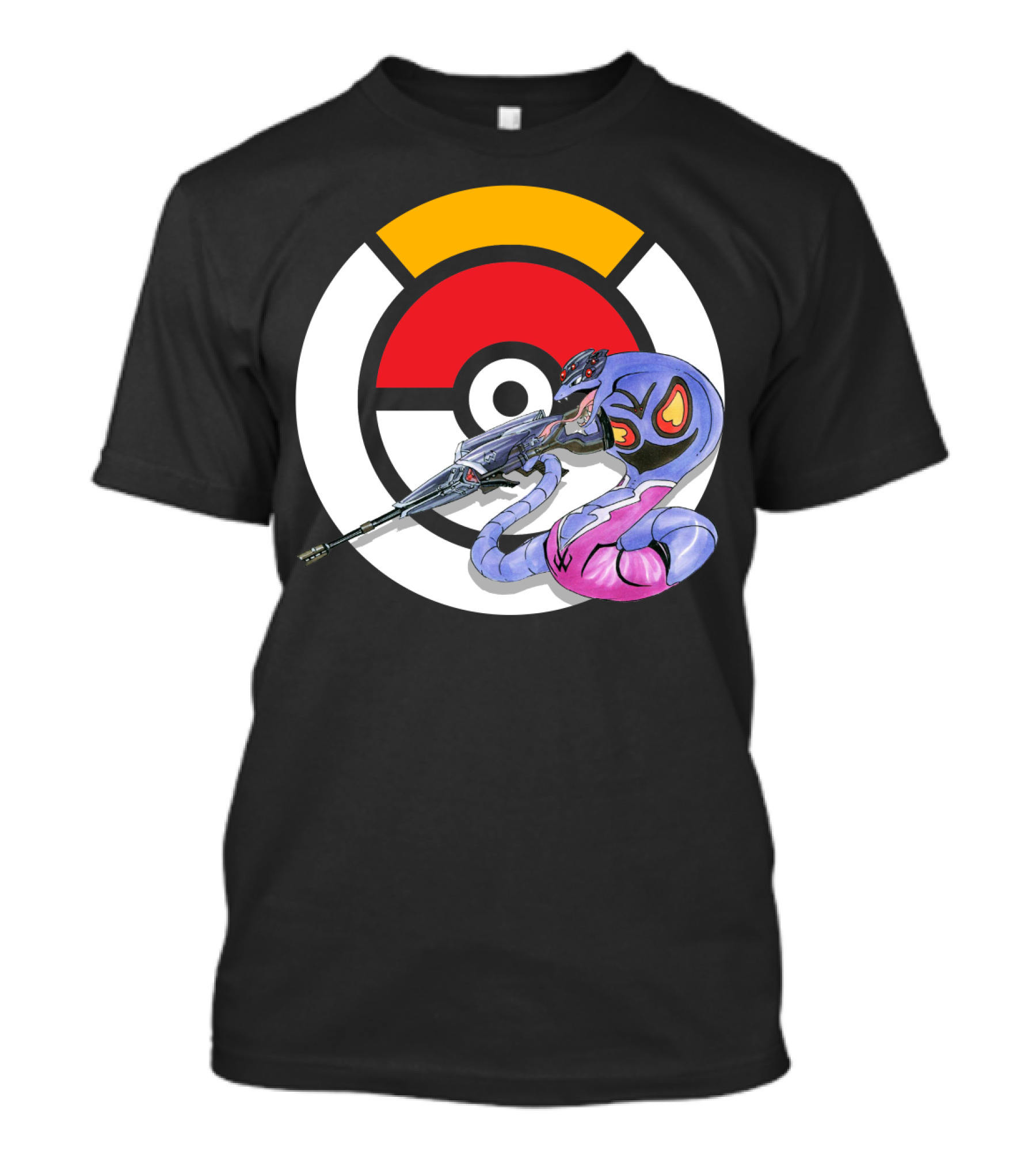 Pokemon X Arbok X Overwatch Widowmaker Mashup T-Shirt