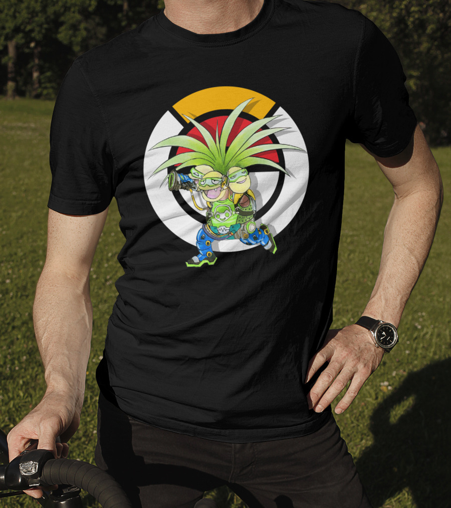 Pokemon X Overwatch Exeggutor Lucio Mashup T-Shirt