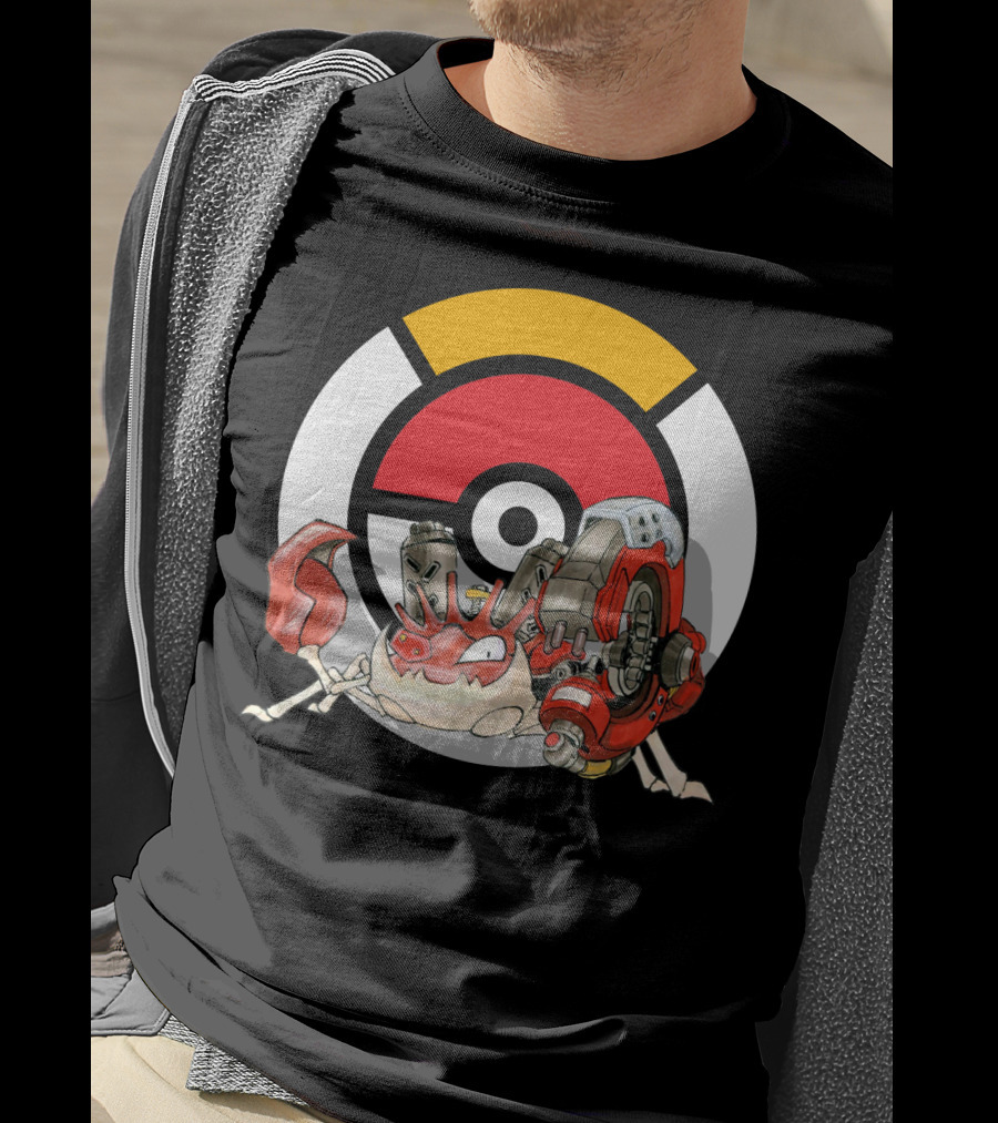 Pokemon X Overwatch Kingler X Torbjorn Mashup T-Shirt
