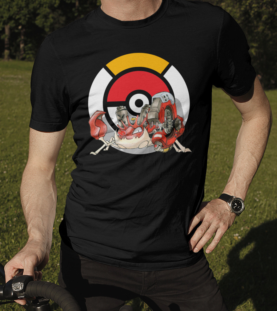 Pokemon X Overwatch Kingler X Torbjorn Mashup T-Shirt