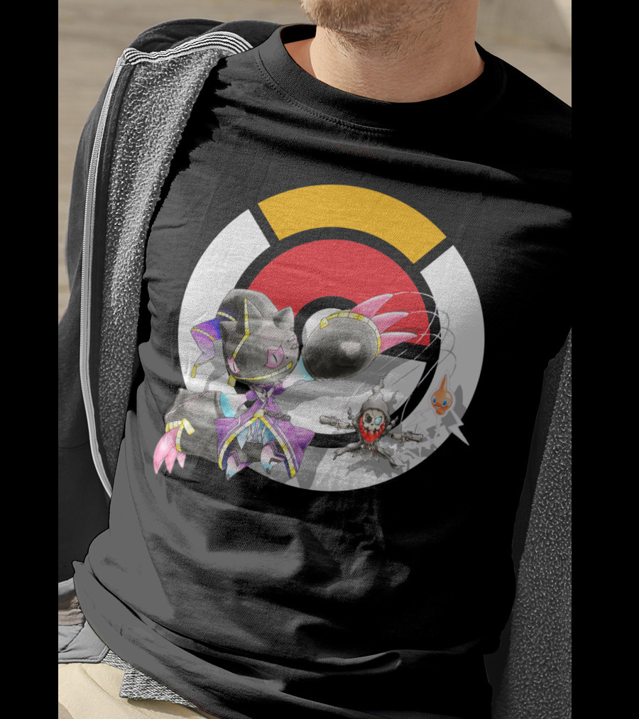 Pokemon X Mega Banette Crossover With Sombra Characters T-Shirt