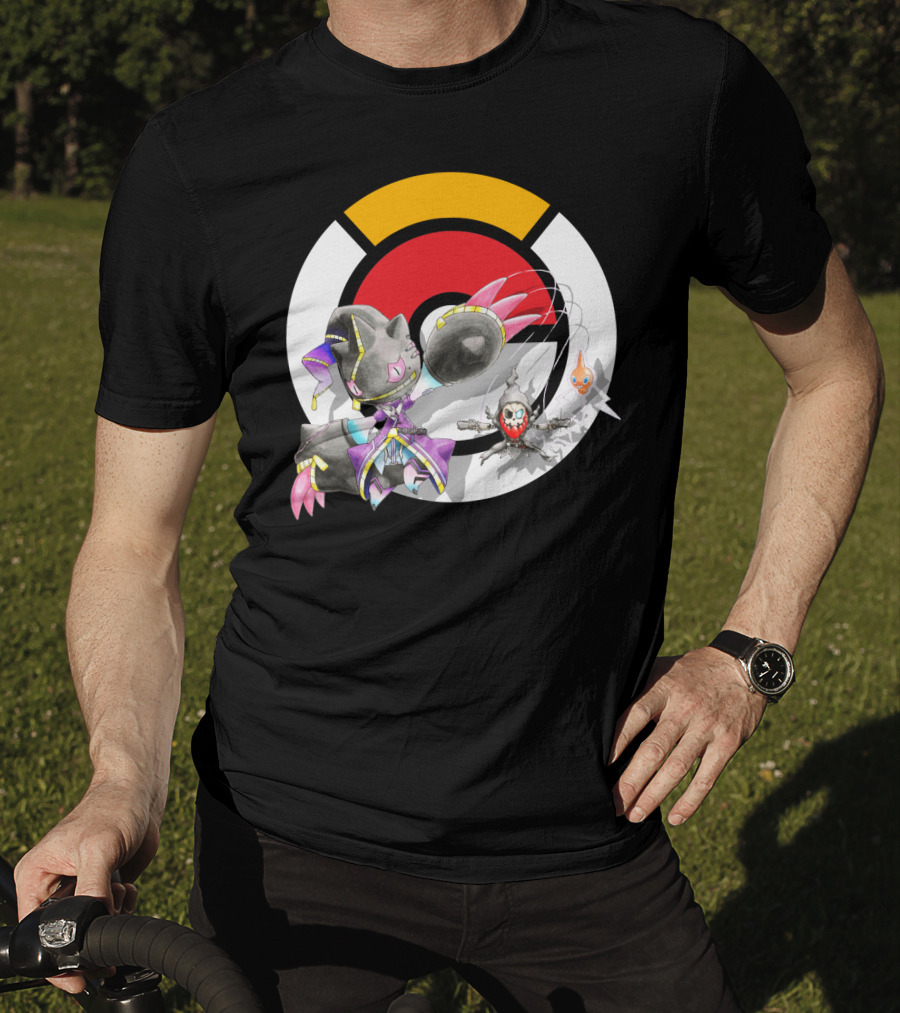 Pokemon X Mega Banette Crossover With Sombra Characters T-Shirt