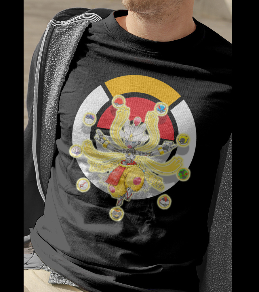 Pokemon X Overwatch Mega Medicham Zenyatta Crossover T-Shirt