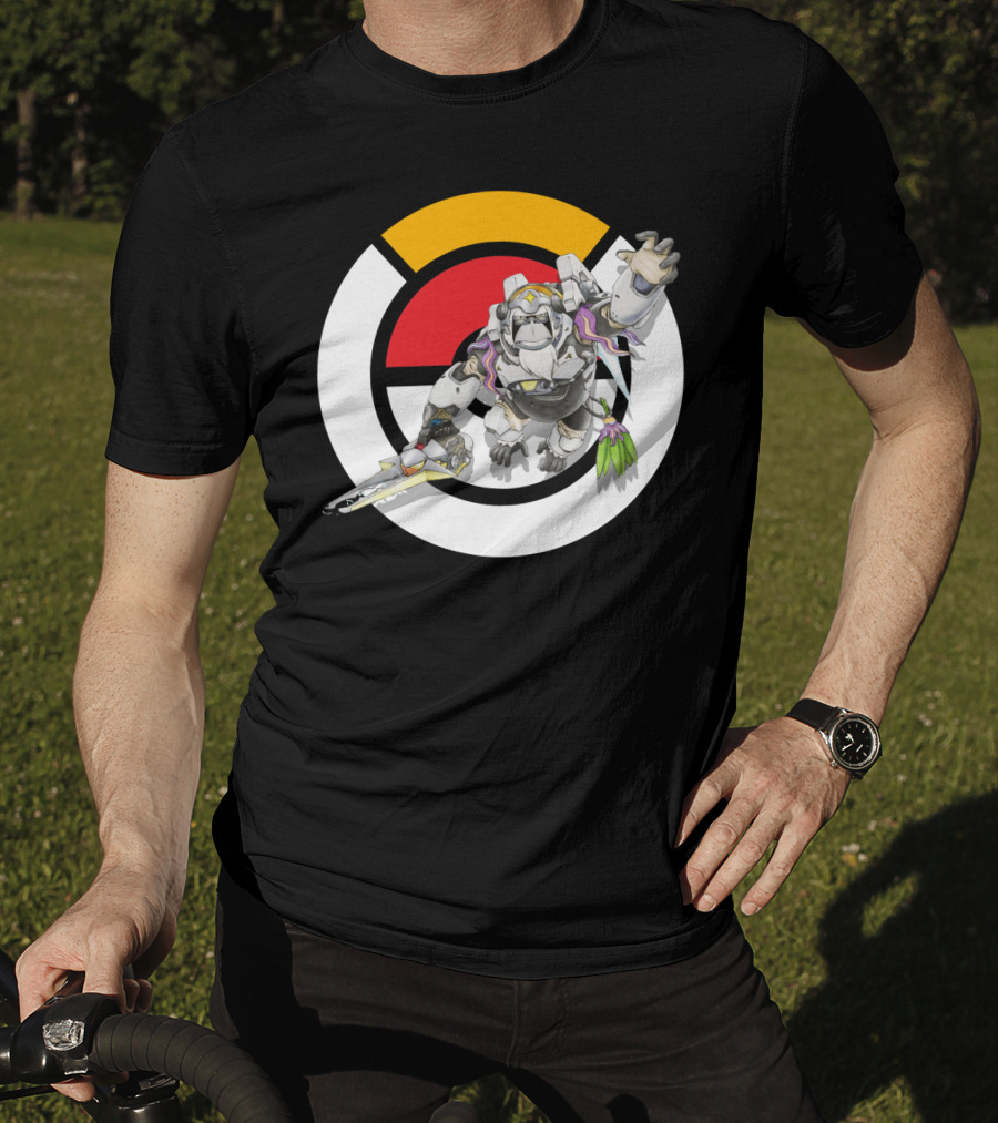 Pokémon Overwatch Crossover Oranguru Winston Pokémon Ball T-Shirt
