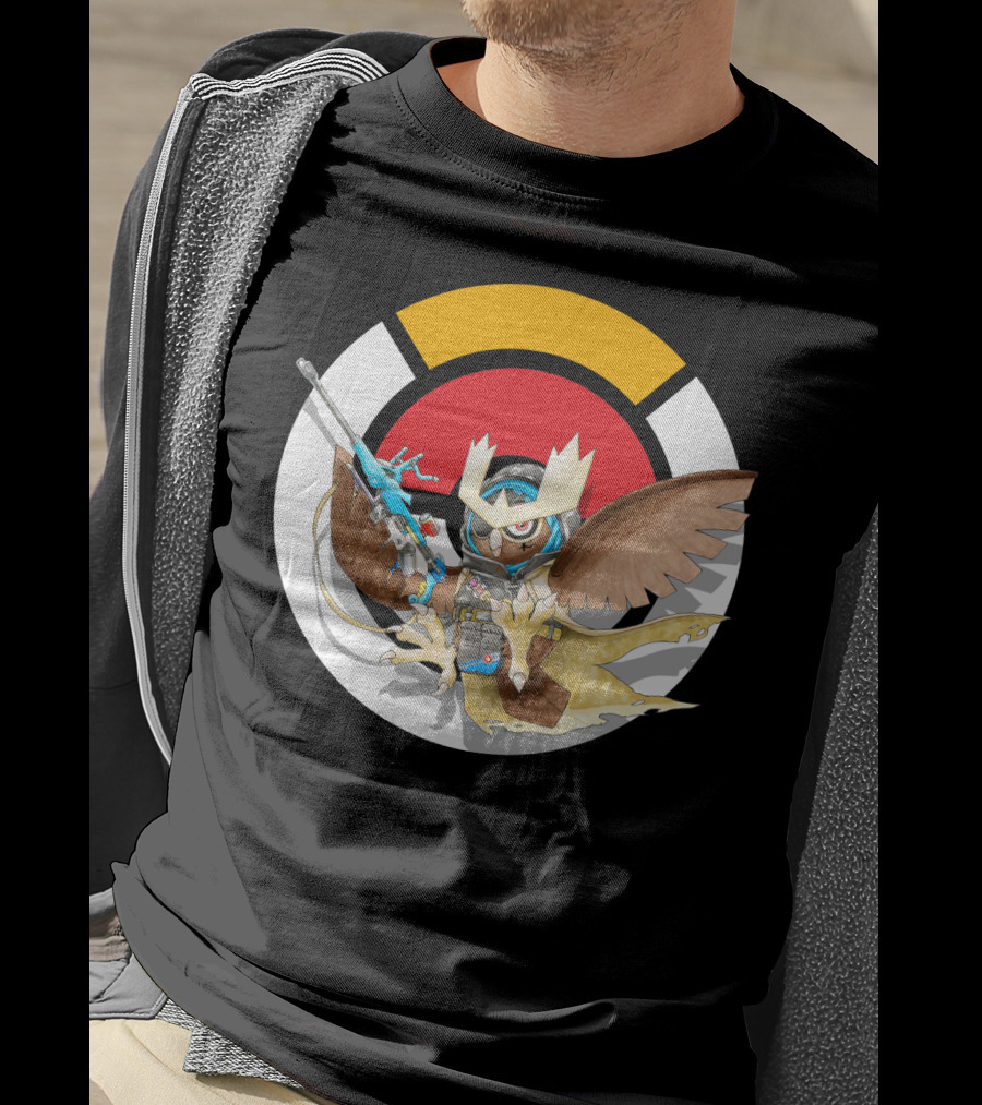 Pokemon X Over Noctowl X Ana Official Collaboration T-Shirt