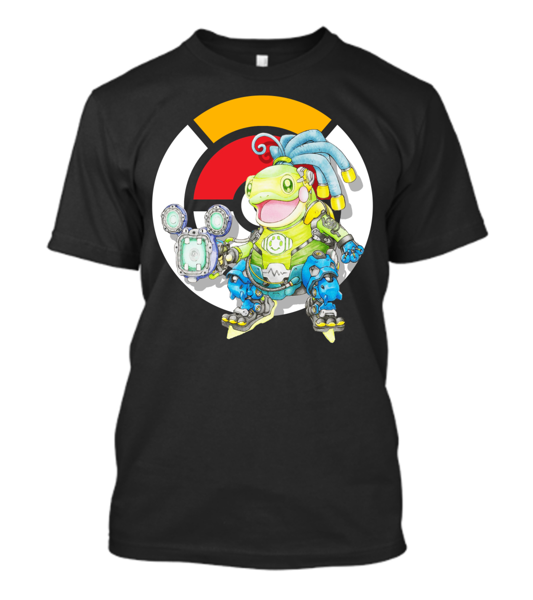 Pokemon X Overwatch Politoed Lucio Mashup T-Shirt