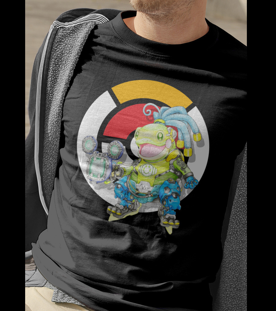 Pokemon X Overwatch Politoed Lucio Mashup T-Shirt