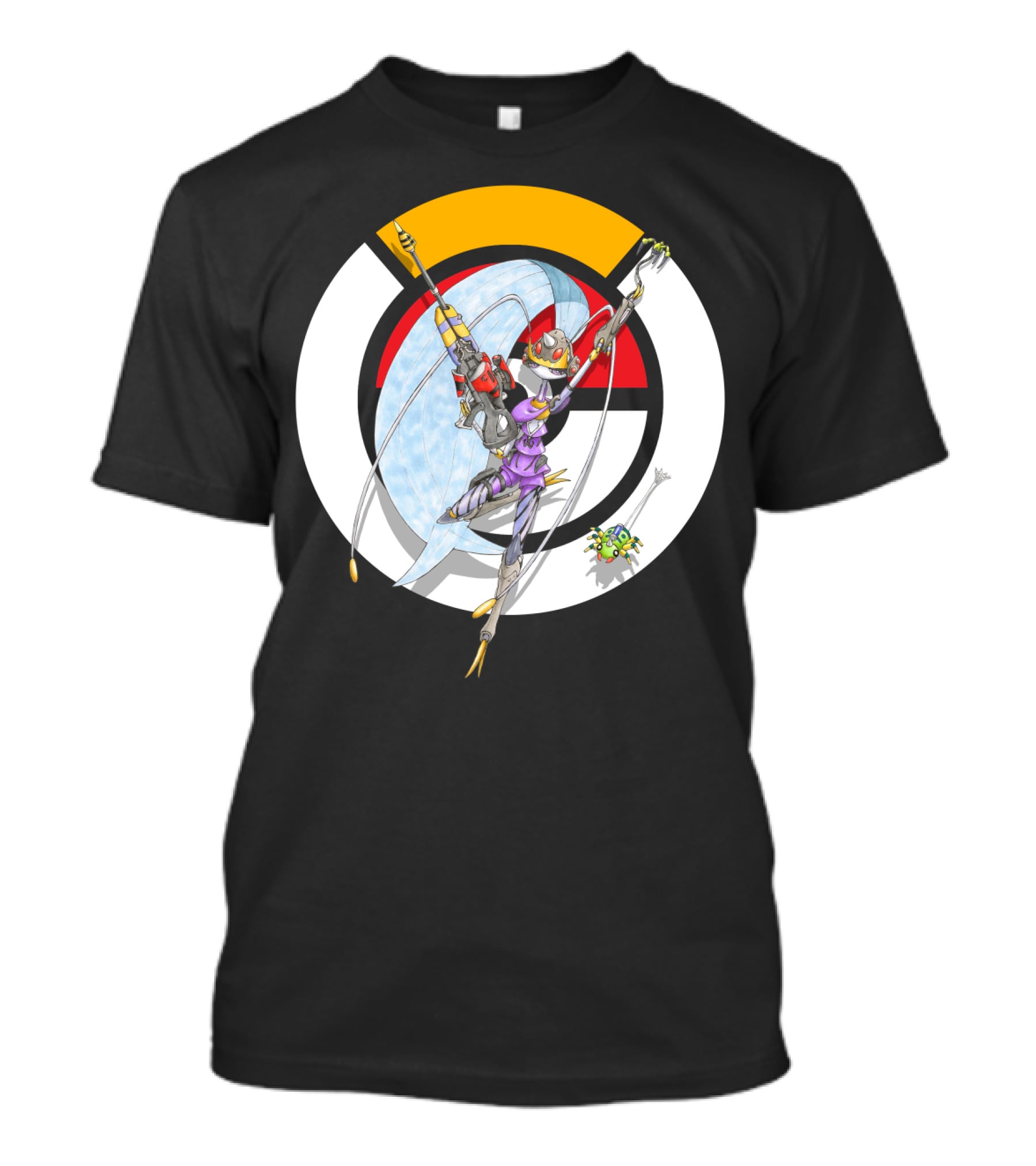 Pokemon X Over Pheromosa X Widowmaker Crossover Fan T-Shirt
