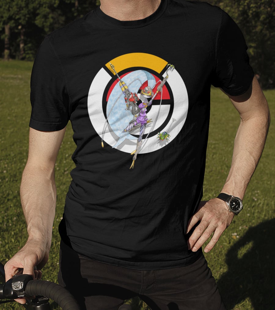 Pokemon X Over Pheromosa X Widowmaker Crossover Fan T-Shirt