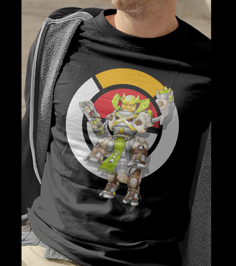 Pokemon X Over Terrakion Metagross Orisa Mecha Crossover T-Shirt