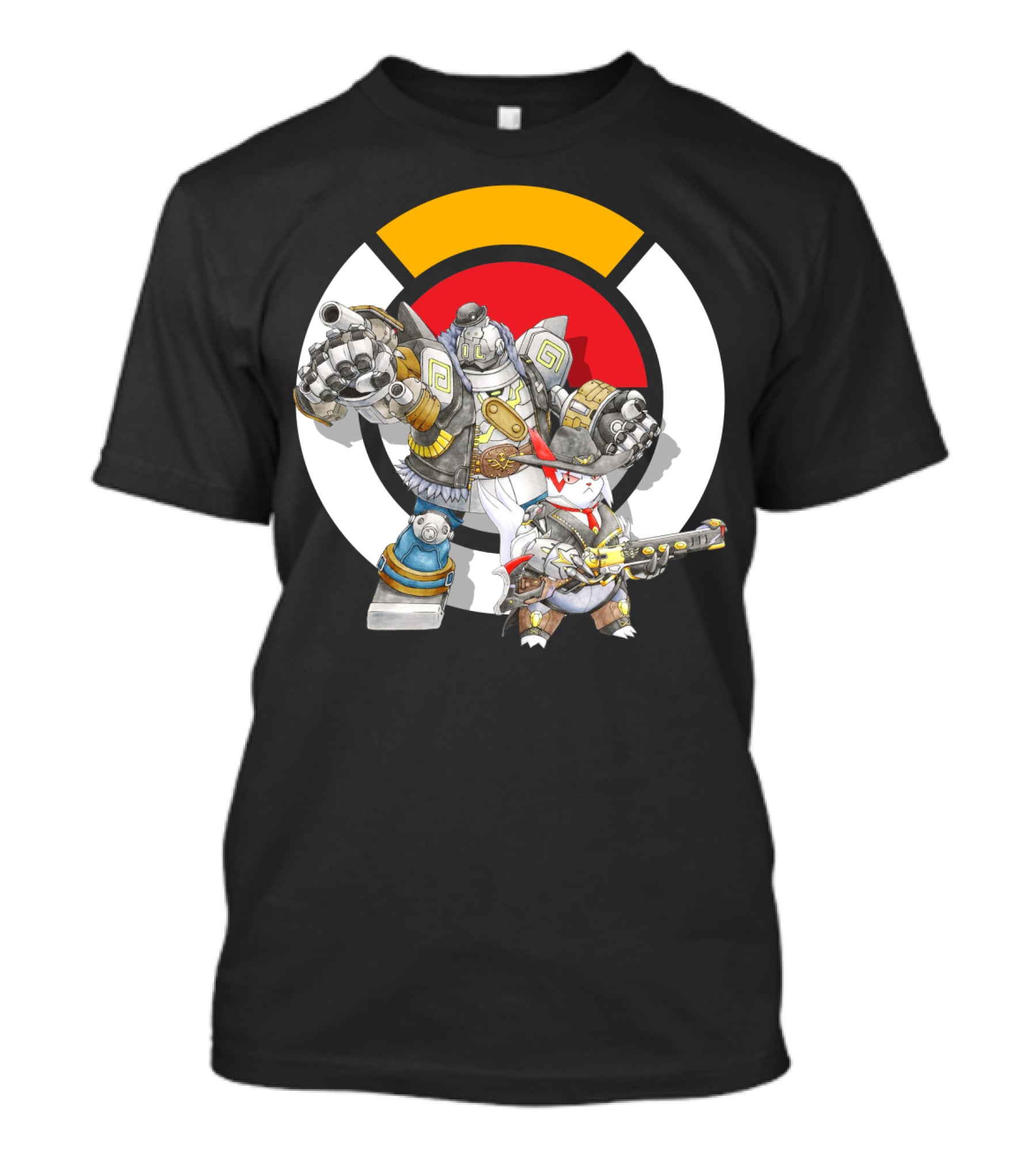 Pokemon X Overwatch Zangoose Torbjorn Mecha T-Shirt