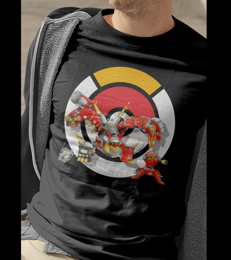 Pokemon X Overwatch Volcanion Torbjorn Mashup T-Shirt