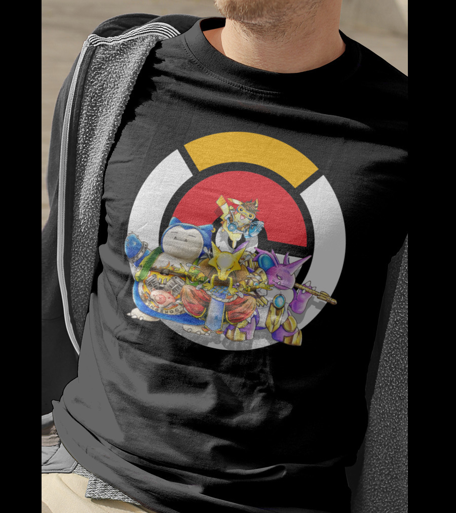 POKEMON X OVER Super Sentai Mashup T-Shirt